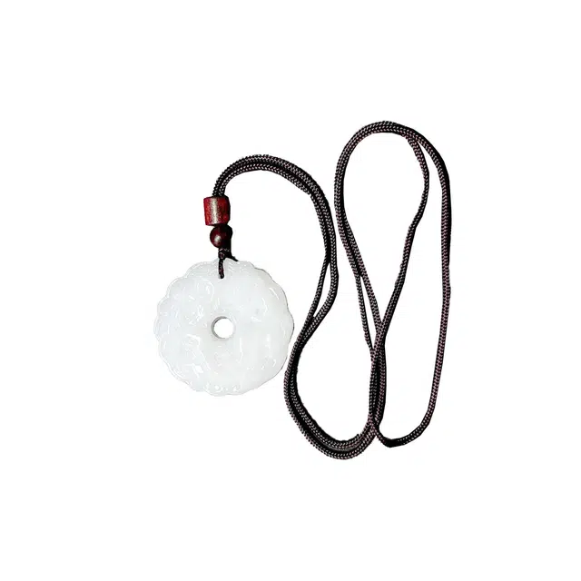 前方大荒野 貔貅平安扣招财纳福新中式国风小众设计潮流时尚复古风高级感日常百搭 菩提根 项链 男女同款情侣款