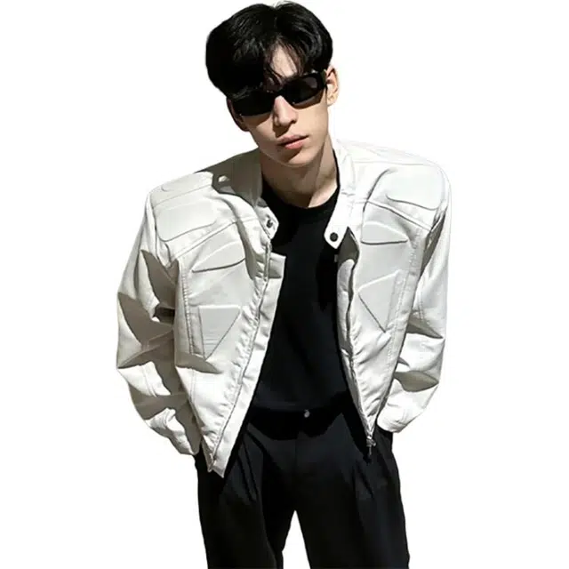 黑马漫画 美式皮衣外套男潮牌高级感小众设计骑行机车夹克 男女同款