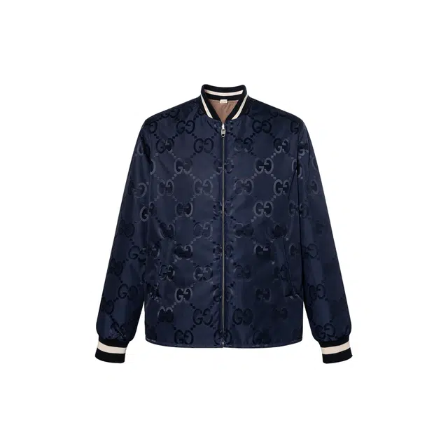 Gucci FW22 Zipper Jacket Navy