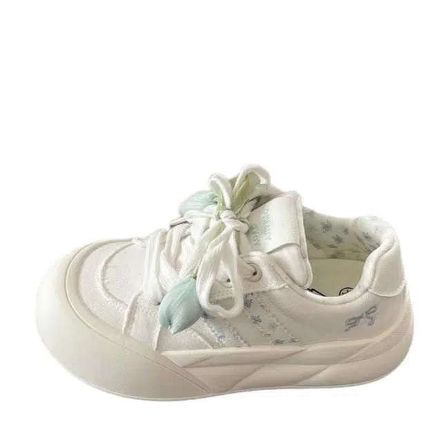 拾伍象 韩系高颜值郁金香厚底面包鞋 百搭板鞋 女