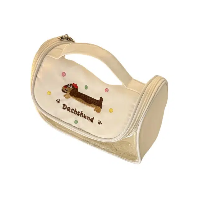 几多萌手提洗漱包旅行日用品可爱大容量高颜值便携化妆包