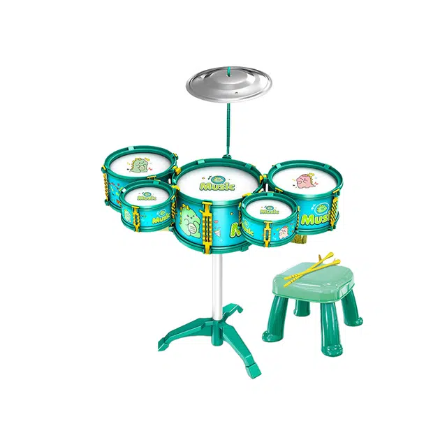 猴大使 爵士鼓音乐玩具打击乐器 陪伴 儿童架子鼓