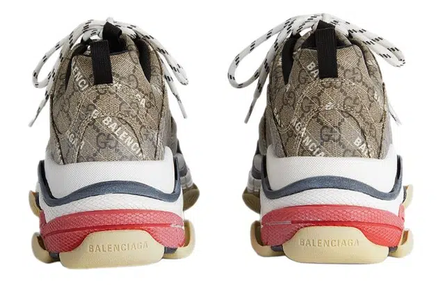 Gucci x Balenciaga Triple S Brown