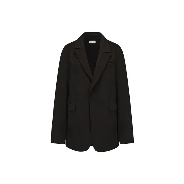 RUOHAN AW25 JET BLACK SUIT JACKET