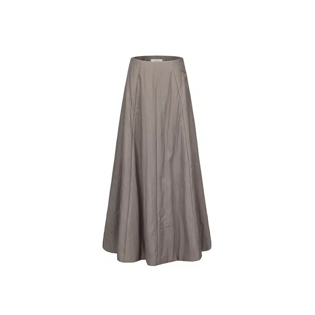 RUOHAN AW25 GRAPHITE GRAY PADDED EIRA SKIRT