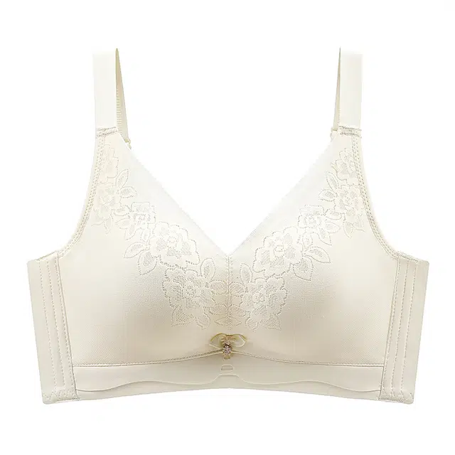 图兰朵 无痕美背内衣女聚拢上托小胸显大收副乳防下垂无钢圈调整型舒适亲肤文胸 女款