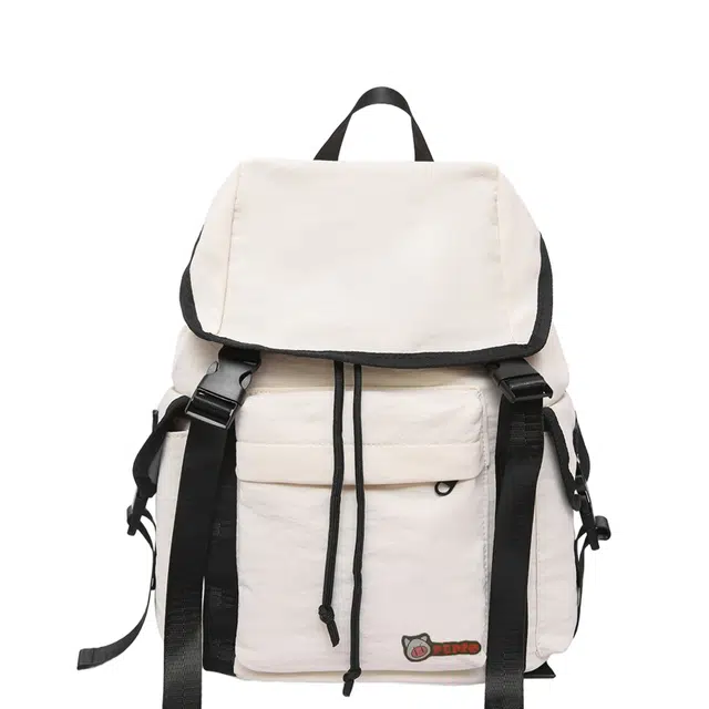 小猪班纳 旅行收大容量轻便背包通勤 尼龙 双肩包 常规 男女同款情侣款 多色