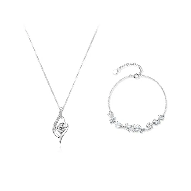 【纯银999 | 海洋之星】 凤祥囍事 老凤祥 小众设计经典百搭高级感简约学生日常精致轻奢通勤约会温柔气质可调节锁骨链 锆石 项链 女款