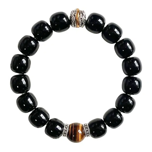 琛宬 招财吸金纳福 时来运转吉祥如意转运珠新中式复古国潮事业运爆棚增强能量磁场高级感简约潮流时尚百搭#好运 菩提根 手串 男款