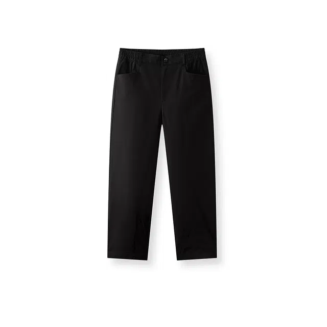 森马 磨毛直筒简约通勤风纯色百搭休闲裤 男款