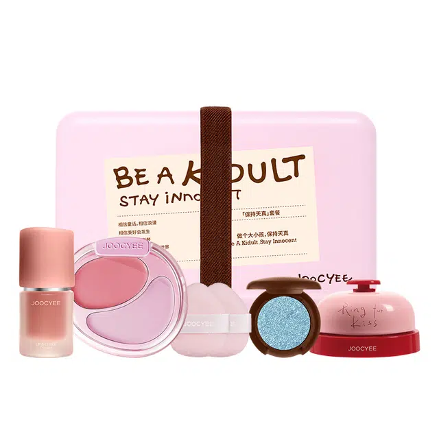 酵色 多用霜腮红膏大小孩眼影套装 丝绒