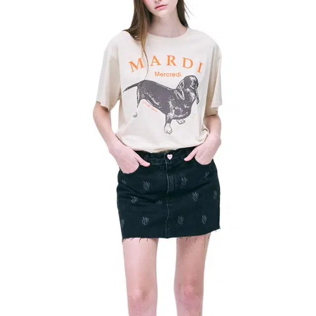 MARDI MERCREDI TSHIRT DDANJI_LIGHTBEIGE T