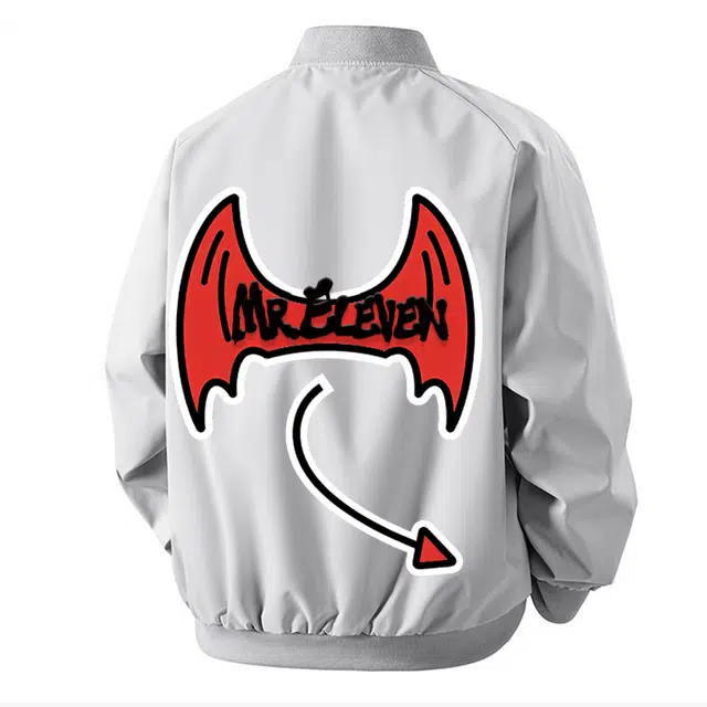 拾个壹先生 美式高街嘻哈街头字母印花棒球服痞帅休闲夹克 男女同款