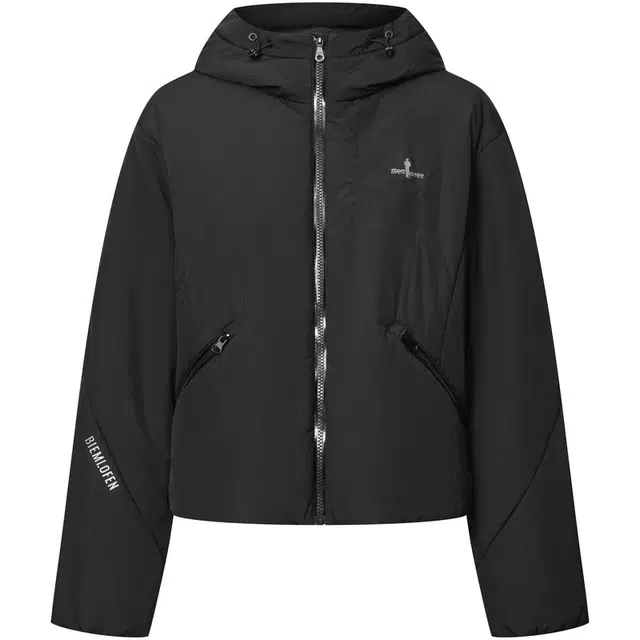 比音勒芬 【热特姆】秋冬休闲字母印花保暖连帽外套棉服 女款