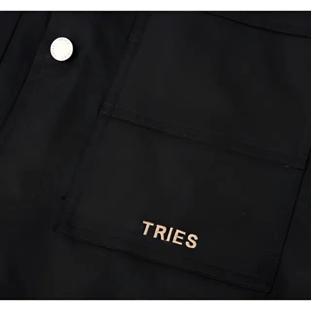 才子 经典翻领简约多口袋休闲单排扣夹克外套 男款 黑色