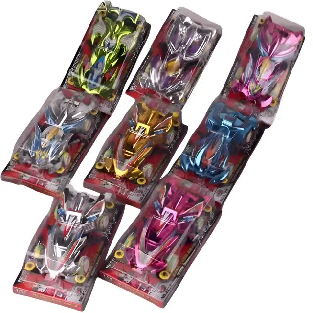 幽幽谷娜娜 怀旧经典电镀四驱车塑料车模型 滑行玩具