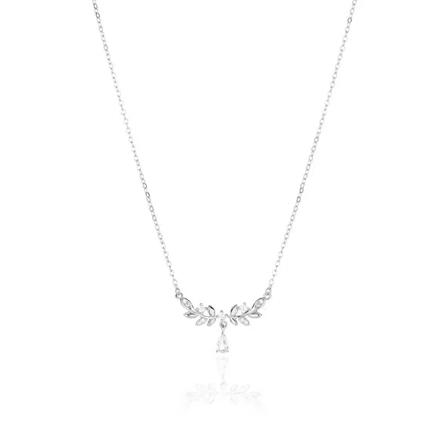 眰恦 轻奢高级感 闪耀铃兰花 清冷气质 小众设计 森系小清新甜美风#好运 琉璃 项链 男女同款情侣款