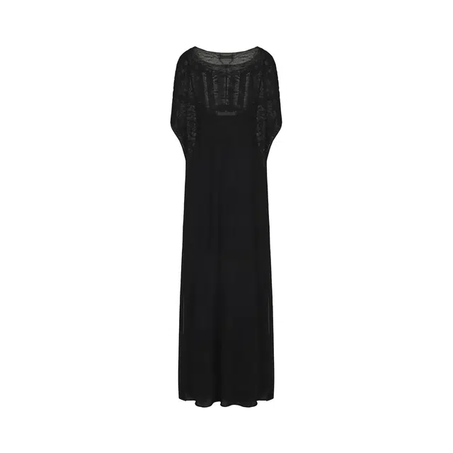 RUOHAN BLACK BOREA DRESS AW25
