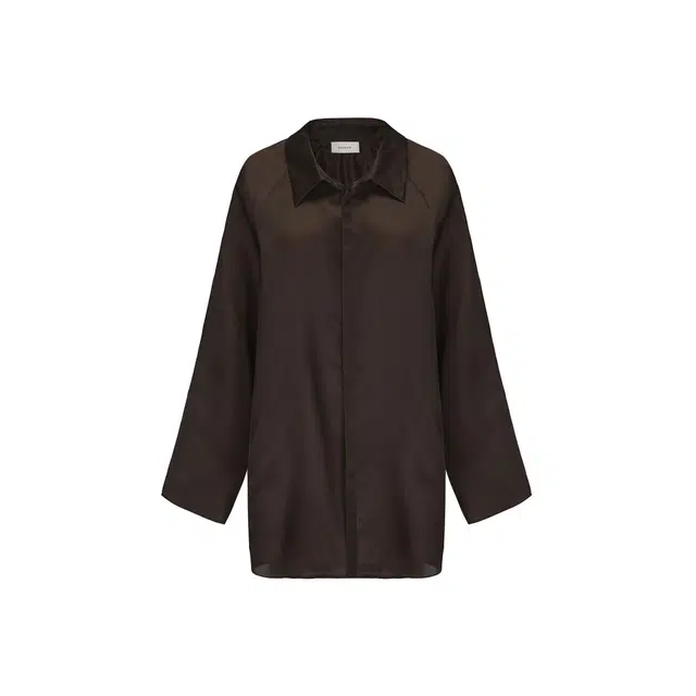 RUOHAN SABLE BROWN CETO SHIRT AW25