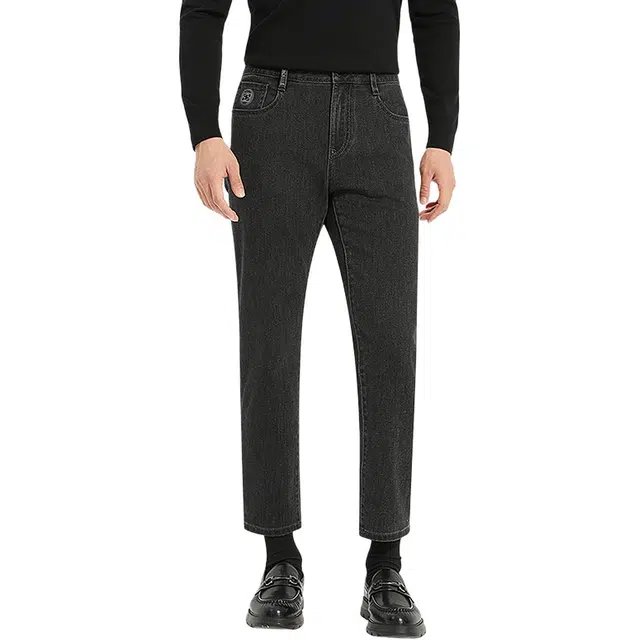 利郎 都市休闲水洗磨白微弹舒适百搭潮流时尚牛仔裤 男款