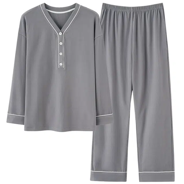 俏薇妮 家居服女长袖德绒保暖亲肤可外穿宽松版睡衣套装 女款