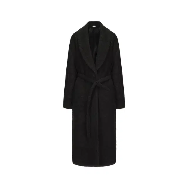 RUOHAN EBONY BLACK MERGUI COAT AW25