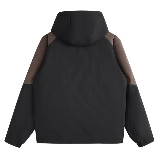 与狼共舞 潮流休闲风撞色设计时尚通勤风加厚保暖防风外套户外出行挺括有型工装夹棉连帽夹克 男款
