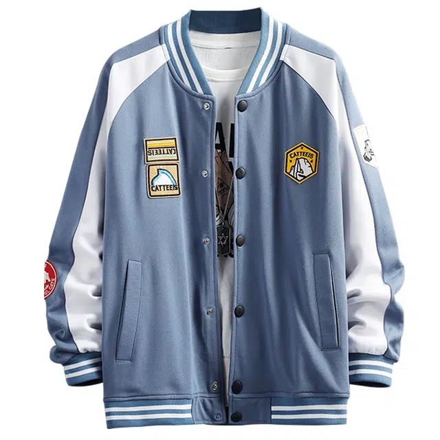 太子龍  美式外套韩版潮流青少年初中学生宽松百搭棒球服 男款