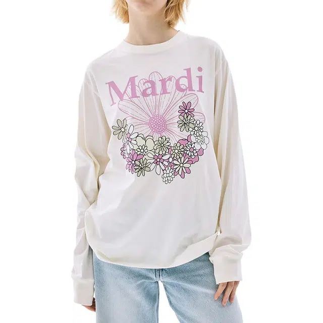 MARDI MERCREDI FLOWERMARDI JARDIN_CREAM PINKLAVENDER FW25T