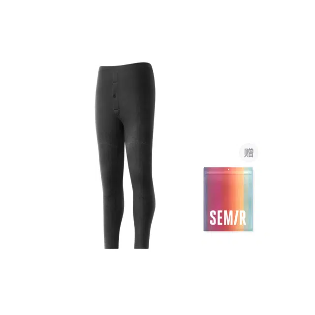 森马 强绒暖系列 御寒护膝保温加厚款绒感保暖裤 男款