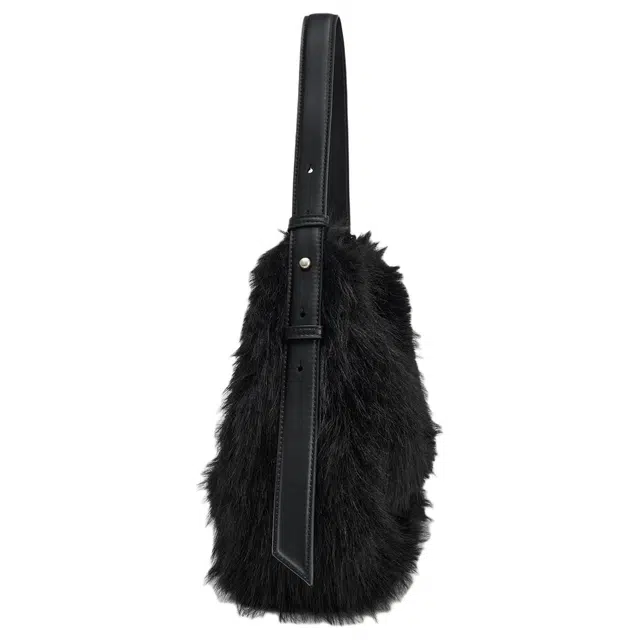 ZARA Metal Detail Bucket Bag Black