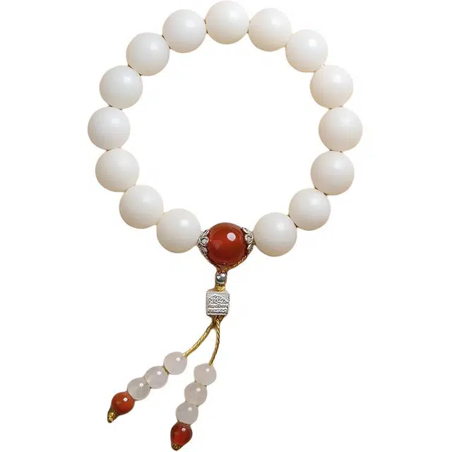布达拉宫 女款 白玉菩提 手串 女