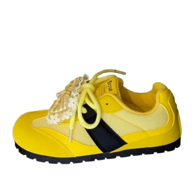 拾伍象 多巴胺复古百搭时尚阿甘运动板鞋 防滑德训鞋 女