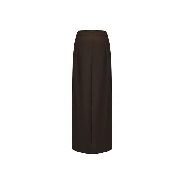 RUOHAN CEDARWOOD TILE PENCIL SKIRT AW25