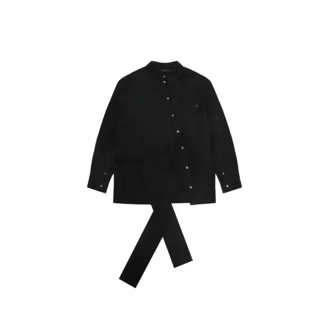 TREEMINGBIRD Asymmetric Wrap Tie Shirt