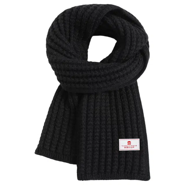 宫里的世界 简约保暖舒适 腈纶 绒线围巾 男女同款情侣款