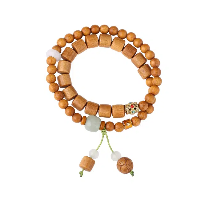 布达拉宫 新中式福禄双全好事连连健康安宁#好运 鸡翅木 手串 男女同款情侣款