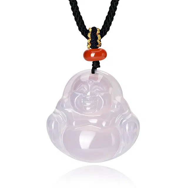 周大生 笑脸弥勒佛 诸事顺利平安喜乐幸运佛公轻奢百搭转运本命佛 新中式吊坠心意之选富贵小众上岸#好运天然 玛瑙 项链 男女同款情侣款