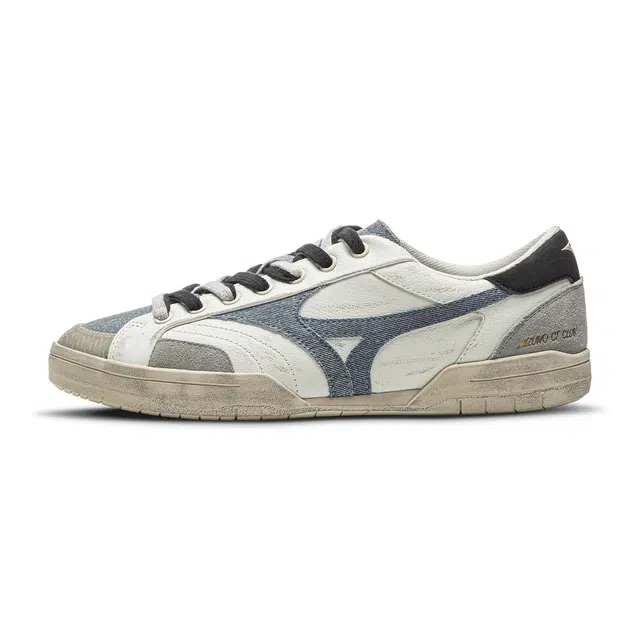 Mizuno CT CLUB Vintage Denim Low Top Sneakers Off White