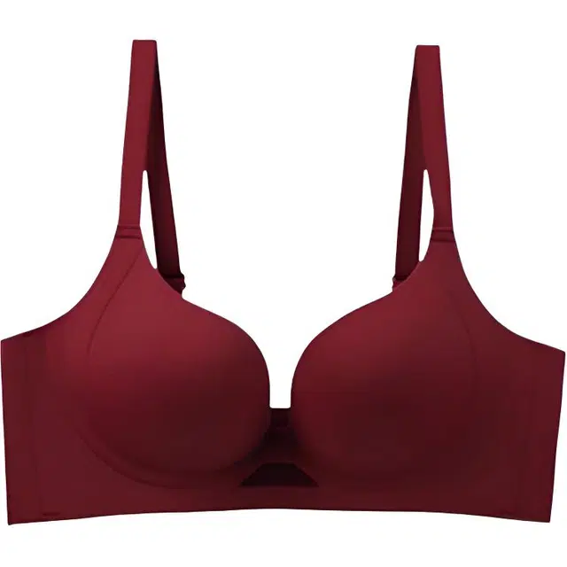 慕梵度 红色内衣士小胸聚拢显大上托防下垂本命年文胸 女款