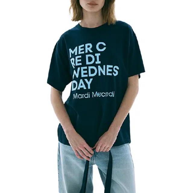 MARDI MERCREDI TSHIRT DU MERCREDI_NAVY SKY FW25T