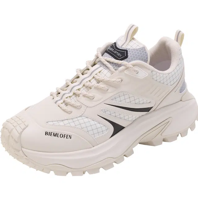 比音勒芬 秋冬休闲百搭厚底通勤日常户外 低帮 老爹鞋 男款