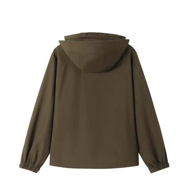 江南先生 山系户外斜门襟撞色立体绣花三防衣秋徒步登山休闲宽松外套夹克 男女同款