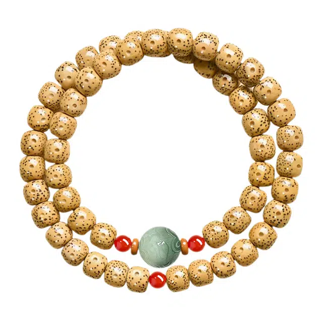 琛宬 八方来财财源滚滚平安吉祥六字箴言转运珠新中式复古民族风轻奢高级感文玩盘玩#好运 星月菩提 手串 男女同款情侣款