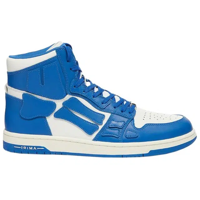 AMIRI Skel-Top Hi Blue White