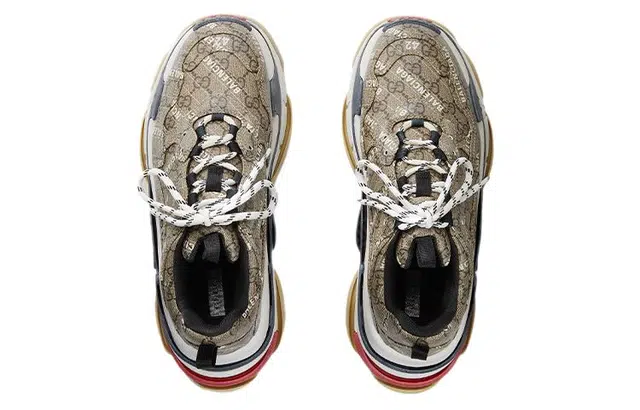 Gucci x Balenciaga Triple S Brown