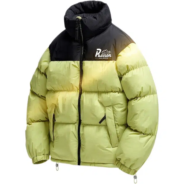 木林森 御寒防风进藏旅游登山聚热锁温防泼水耐脏日常通勤休闲运动拼接撞色立领棉服 男女同款