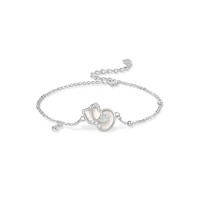 【S925银 福禄双全】 七七银饰 葫芦蝴蝶 招财纳福 新中式 平安顺遂福气满满 轻奢浪漫气质百搭 灵动优雅#好运 纯银 项链 女款