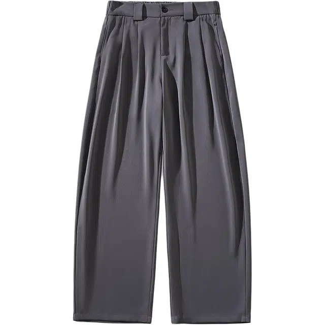 海尔斯 纯色户外中腰宽松直筒休闲裤 男款