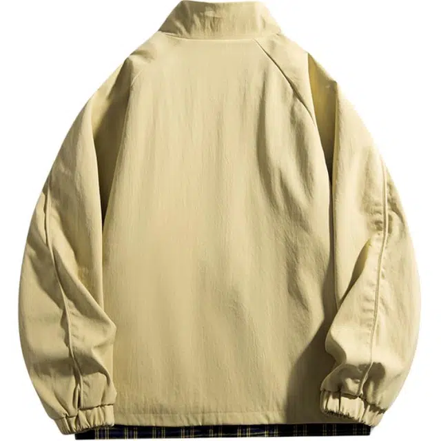 法文箱子 吉普男外套春秋季潮流时尚立领衫中青年宽松百搭夹克 男款